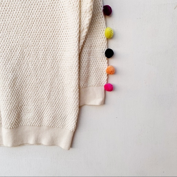ANTHROPOLOGIE Emilia Pommed Knit Pullover Sweater - Picture 7 of 16
